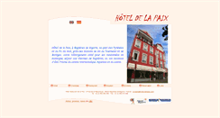 Desktop Screenshot of hotel-delapaix.com